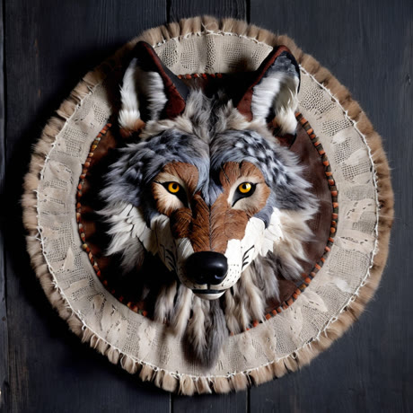 Fellwolf — aus Fell- und Pelzresten